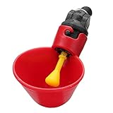 Tutoy Plástico Aves De Corral Agua Bebiendo Taza Pollo Gallina Pájaro Bebedero Automático