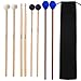 VixxNoxx Schlagzeugschlägel 4 Paare Ahorn 5A Schlagzeugstöcke Filz-Schläger Marimba Schlägel Gummi Xylophon Mallets Hölzerne Percussion Schlägel mit drum sticks Tasche MI 4 günstig Kaufen-VixxNoxx Schlagzeugschlägel 4 Paare Ahorn 5A Schlagzeugstöcke Filz-Schläger Marimba Schlägel Gummi Xylophon Mallets Hölzerne Percussion Schlägel mit drum sticks Tasche