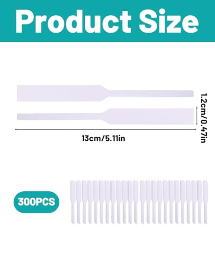 Image of 300 Pcs Perfume Tester Strips, Fragrance Oil Test Paper, Perfume Strips Tester, Paper Strips for Professional Perfume Evaluation, Personal Scent Testing (130mm /5.12in*12mm /0.47in)