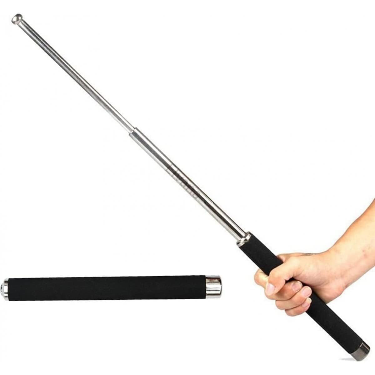 Buy Scentilo self Defence Stick Silver Appearing Cane Metal Steel