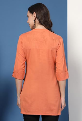 Image of Pistaa's Women's Cotton Relaxed Fit Short Kurti