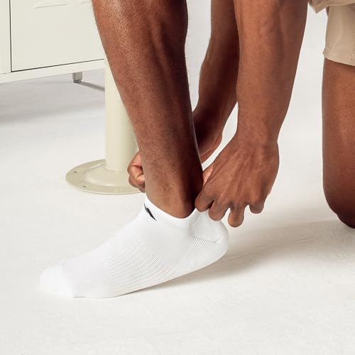 adidas Athletic Cushioned No-Show Socks (6-Pack, Men's) — view 3