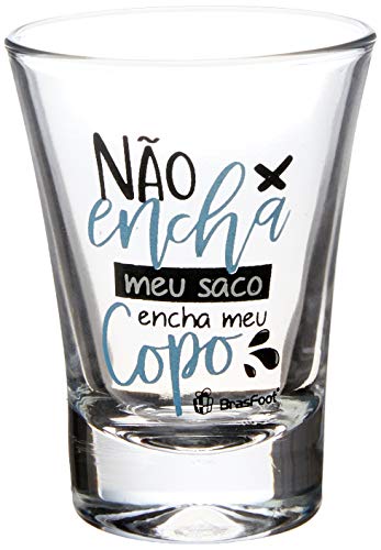 Copo Dose Individual - Não Encha Meu Saco, Personalizada, Brasfoot