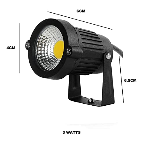 Image of Mufasa LED Outdoor Garden Spot and Spike IP65, Aluminium Body, Garden Light (Driver in -Built, Warm White) (3 Watts)