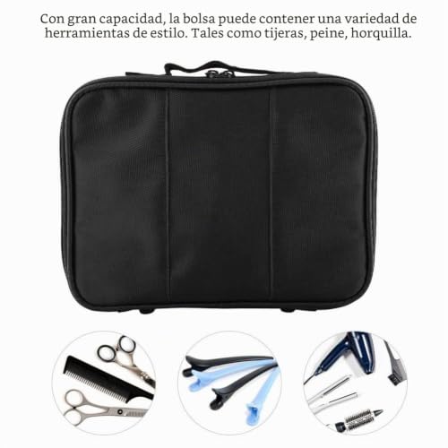 Soporte de tijeras de pelo con maletín de poliuretano para peluquerías 6