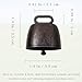 Attkryy 8-Pieces Metal Grazing Bells for Pets and Livestock, Loud Metal Cow Bells with Red Bronze Finish for Dogs, Cats, Sheep, and Small Animals