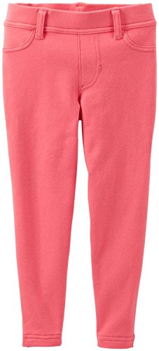 Jeggings en maille extensible et doux coloris corail pour bébé fille Carter's
