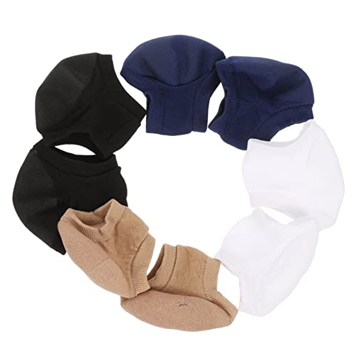 Ipetboom Breathable Heel Socks Gel Protectors for Women Men Foot Moisturizing Toeless Socks
