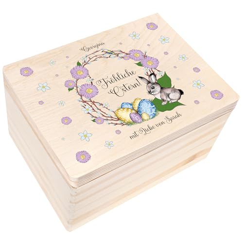 Creative Deco Pasqua Personalizzata Scatola Regalo di Legno - Il