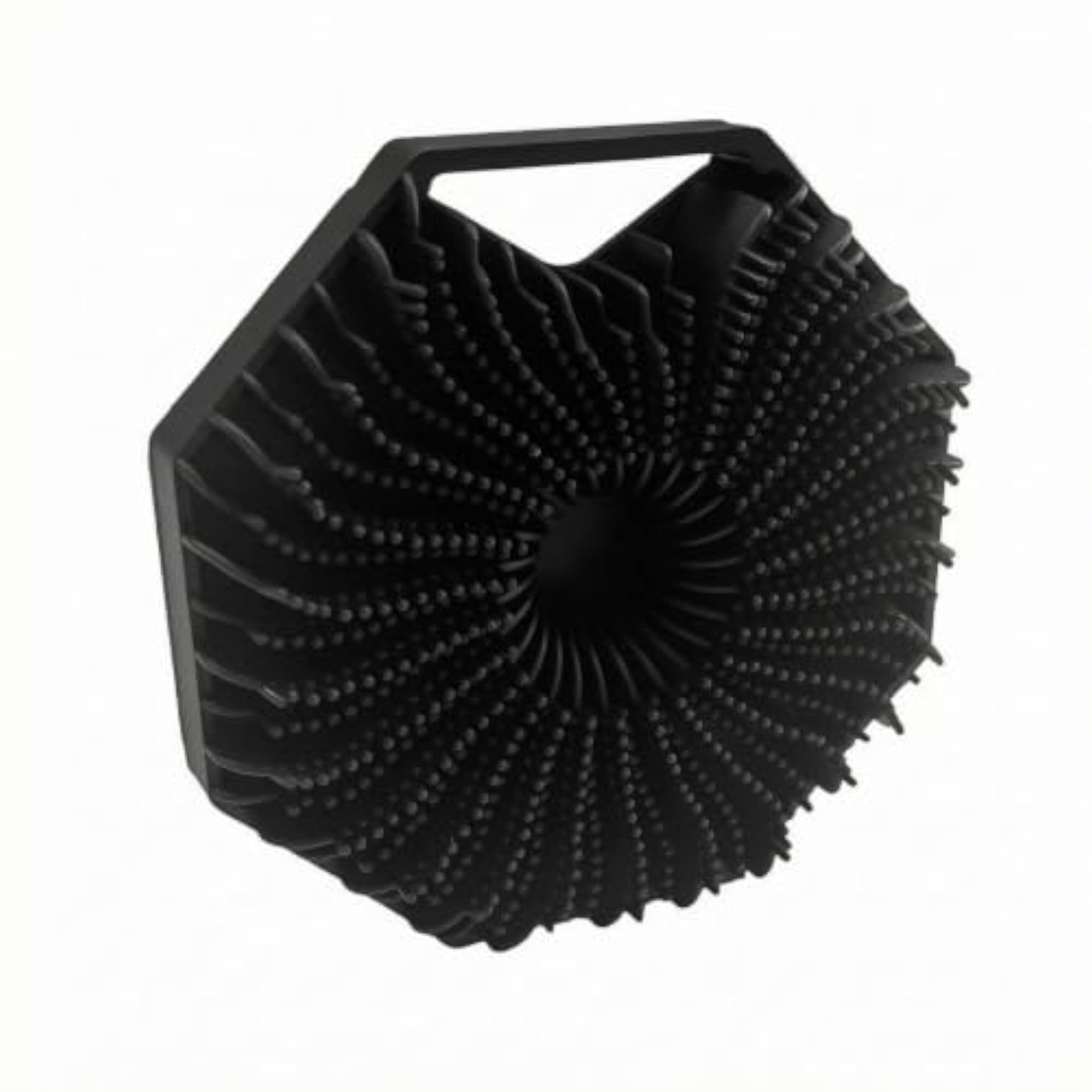 Silicone Bath Brush Exfoliating Scrub Brush, Black