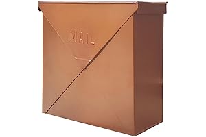 Anti-Rust Copper NACH Mailbox for Walls - Chicago Copper