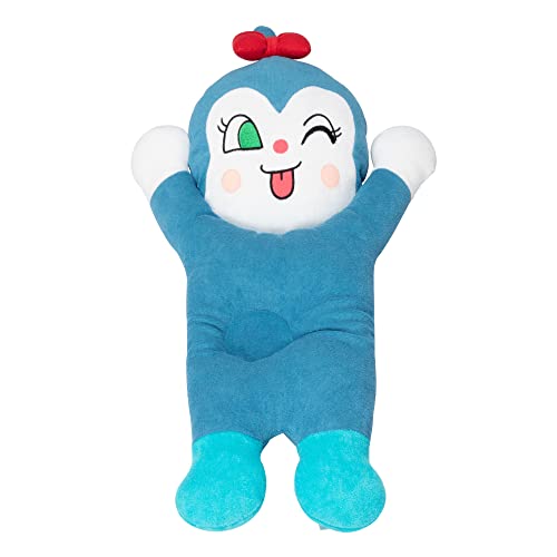 nishikawa 【 西川 】 ポリエステル なかよし まくら 50X21cm 枕 それいけ!アンパンマン 洗える 綿100% お昼寝 お出かけ プレゼント コキンちゃん LH58201420 ブルー