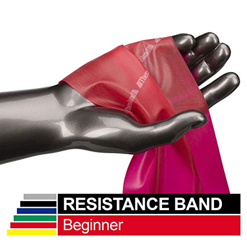 Thera-Band-b Bande de Résistance-Rouge (mittel/rot)-5.50 m