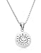 Stainless Steel "You Are My Sunshine My Only Sunshine" Pendant Necklace Set On a Stainless Steel Box Link Chain, 18", By Regetta Jewelry