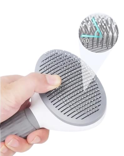 Kit de Escova/Rasquedeira Remove Pelos Fácil e Luva Eletromagnética para Animais de Estimação
