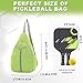 FytStycale Pickleball Bag, Sling Bag, Multiple Compartments Tennis Sling Backpack, Crossbody Backpack for Travel Racketball Men Women, Green