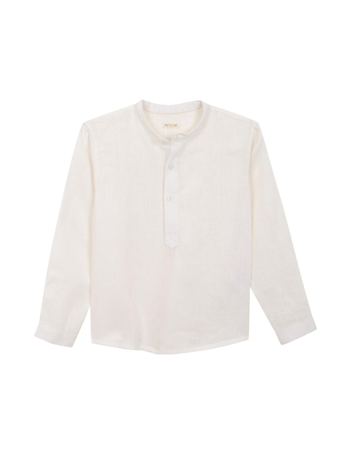 Gocco Camisa Cuello Mao Lino Niños