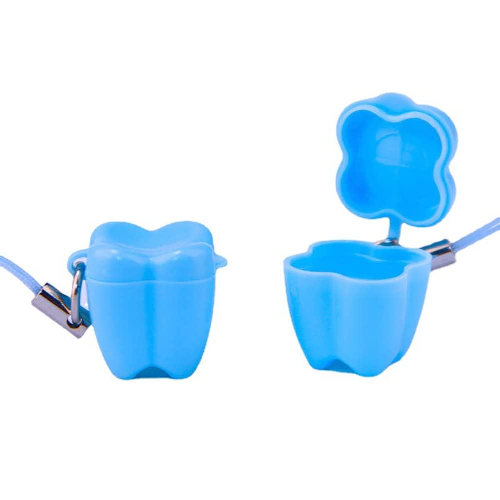 HugeDE 20 Pcs Plastic Teeth Storage Boxes: Baby Tooth Keepsake Box for Children Kids, Multicolour, 19 x 19 x 18.5mm - Image 2