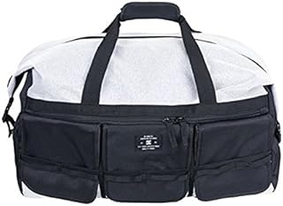 【ディーシー DC ボストンバッグ】TANKER BAG 旅行鞄 NO28 (ワンサイズ, ブラックxホワイト/KNFH) [並行輸入品]