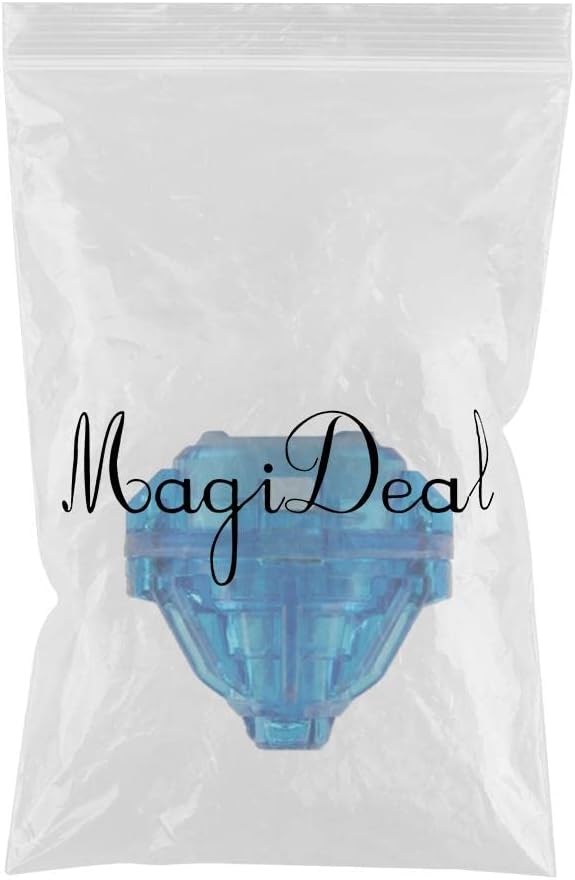 SECRET DESIRE PVC Burst Spinning Tops Axis Spin Base Bottom Assembly Parts Blue 1