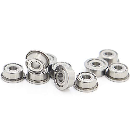 Rodamiento rígido de bolas SF692ZZ inoxidable con brida ABEC-1 6