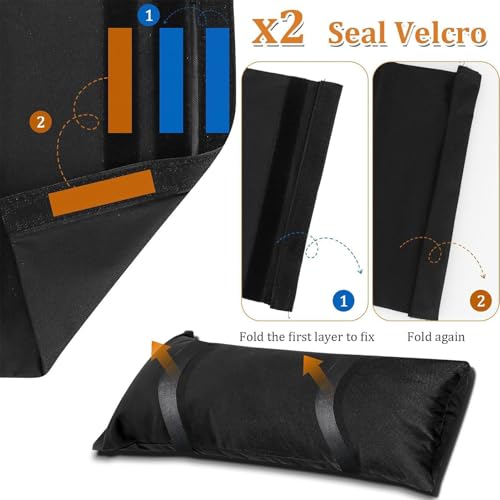 Bolsa de peso rellenable y extraíble para base de paraguas y trípodes de patio 6
