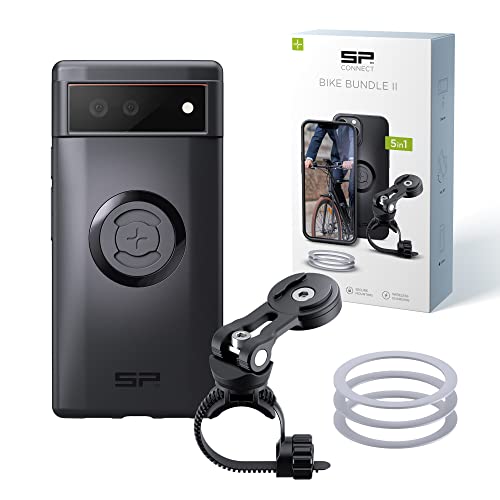 SP CONNECT Bike Bundle Phone Holder | SPC+ | Compatible with Google Pixel 6 | Premium Mobile Phone Holder for Cycling | Electric Bicycle Cell-Phone Holders | Road Bike E-Bike