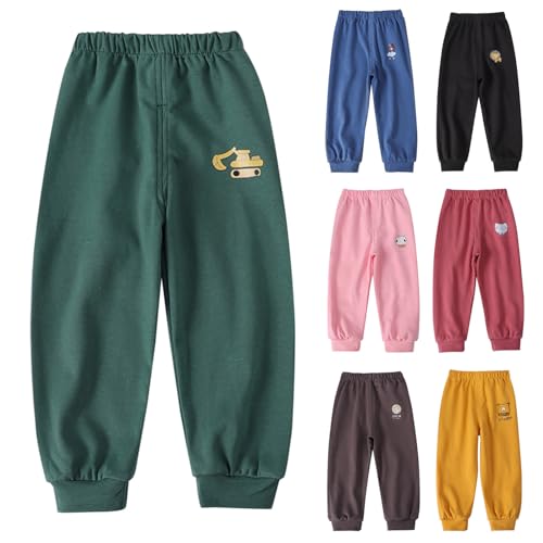 Betadog Toddler Girls Boys Sweatpants Kids Casual Athletic Pull-On Cotton Jogger Pants Boys (Coffee, 12-24 Months)