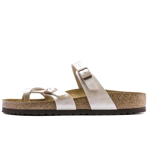 Birkenstock 071661 Mayari Pearl White, Birko Flor Graceful Mujer White Eu 35
