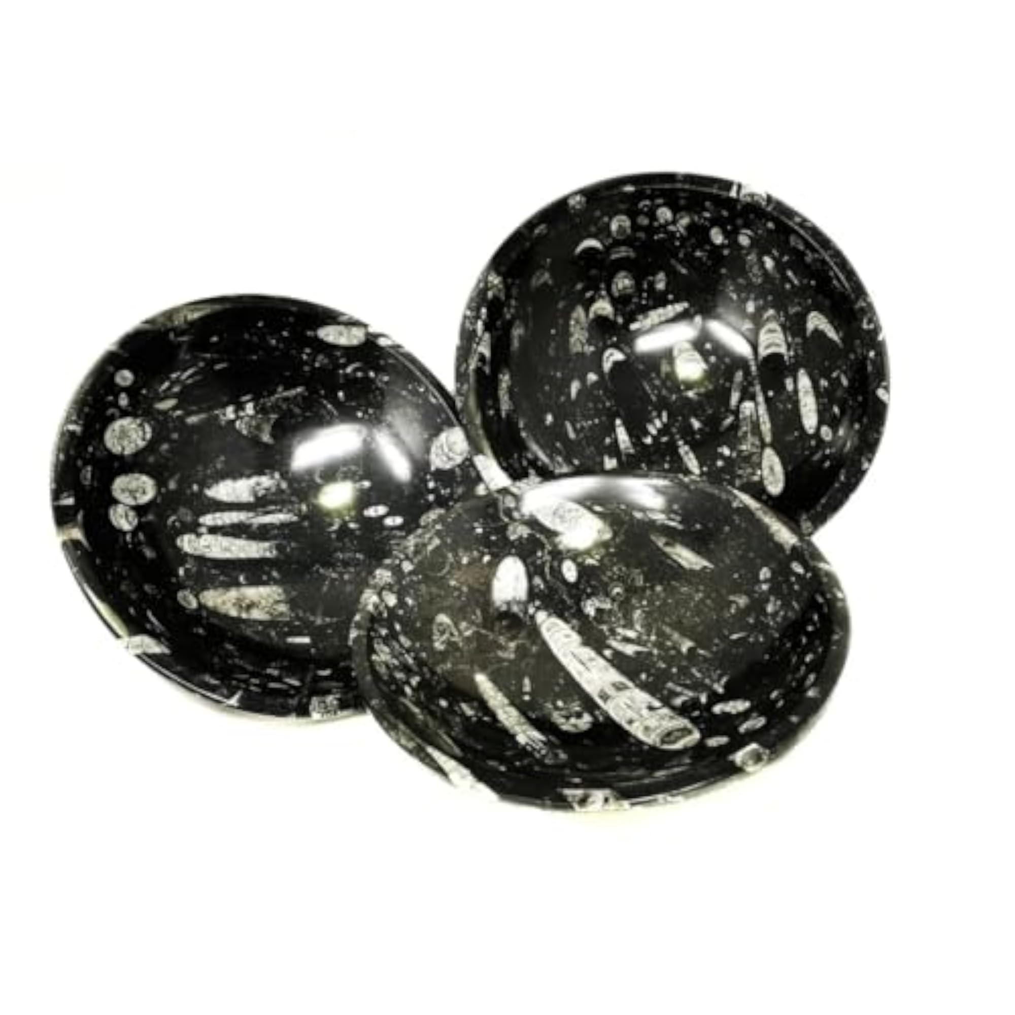 Natural Orthoceras Kuber Crystal Bowl for Prosperity