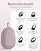 Headphone Case Hard Shell Super-Slim for Sony/JBL/Bose/Soundcore Anker/BERIBES KVIDIO TOZO JLab Over-Ear Headphones Universal Portable Travel Organizer Bag (Pink)
