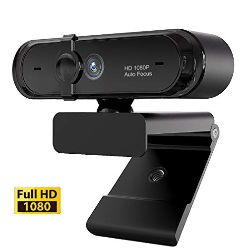 1080P Webcam, HDWeb Webcam with Microphone & Privacy Cover, USB Web Cam