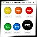 SYNGUCK 6 Pack Plyometric Weighted Balls for Baseball & Softball Training Set (3.5/5.3/7.9/10.6/14/35 oz) Variable Weight Plyo Baseballs for Improved Power & Pitching Training for All Skill Levels