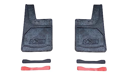 Image of AEV Rear Splash Guards for 2019-2026 Ram 2500 /3500 with OE Flares - Heavy Duty Flexible Rubber - Does Not Fit with AEV Highmark Flares - Made in USA