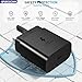 FUDCOCWN 45W Super Fast Charger USB C Compatible with Samsung Galaxy S25 Ultra/S24 Ultra/S23/S22/S21FE/S20/A16... Charger with 6ft Type-C Cable