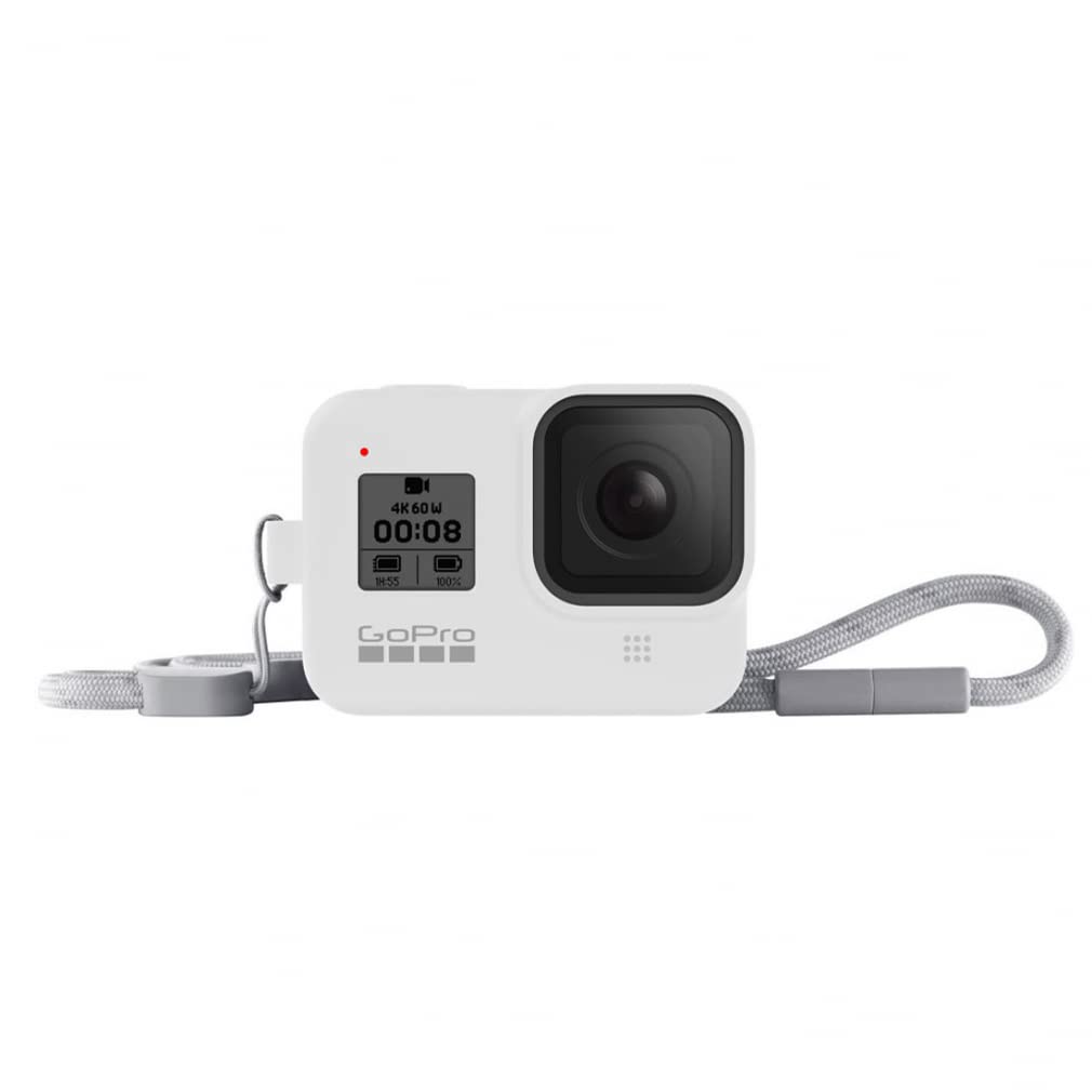 Amazon.com : [GoPro Official] Sleeve + Lanyard White for HERO8