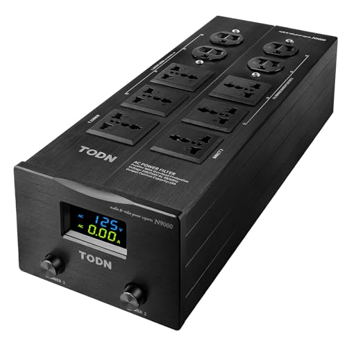 TODN Power Conditioner for Electronic Equipment - Clean up Power/Noise Reduction/Surge Protection/Improved Performance, CE-EMC/LVD Certified - N9000