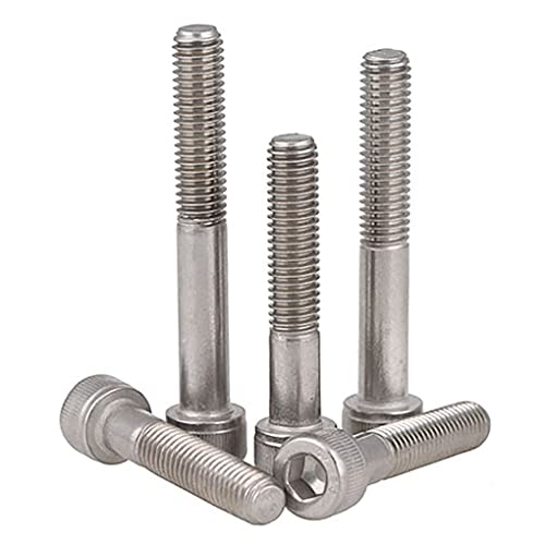Tornillos Hexagonales De Cabeza Hueca Hexagonal De Medio Diente Tornillos Allen De Rosca Parcial De Acero Inoxidable M4 5 6 8...