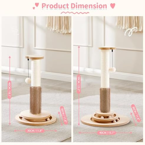 Made4Pets Cat Scratching Post — alternate color or size variant on Amazon