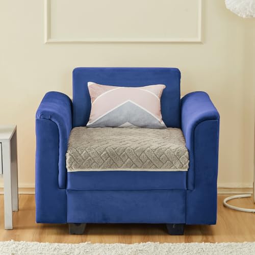 Image of Amazon Basics - Jacquard Quilted Make Your Own Sofa Cover |70cm x 70cm| Microfiber Sofa Slipcover | 350 GSM (1 Seater)