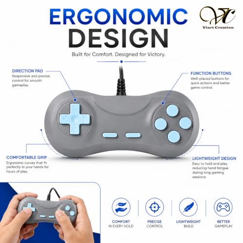 Image of Toys for Boys / Girls 7-14 Years | Video Game for Kids 10 to 15 Years | G5 Rechargeable Pocket Handheld Gaming Console 500 in 1 Retro Games Box, 2 Player TV Output (Green)