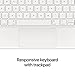 Apple Magic Keyboard: iPad Keyboard case for iPad Pro 11-inch (1st, 2nd, 3rd, 4th gen) and iPad Air (4th, 5th gen, and M2), Great Typing Experience, Built-in trackpad, US English - White