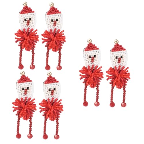 3 Paires de Bijoux de Noël pour Filles : Boucles d'Oreilles Festives