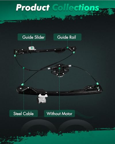 Image of SCITOO Manual Window Regulator for Ford Focus 2001-2007