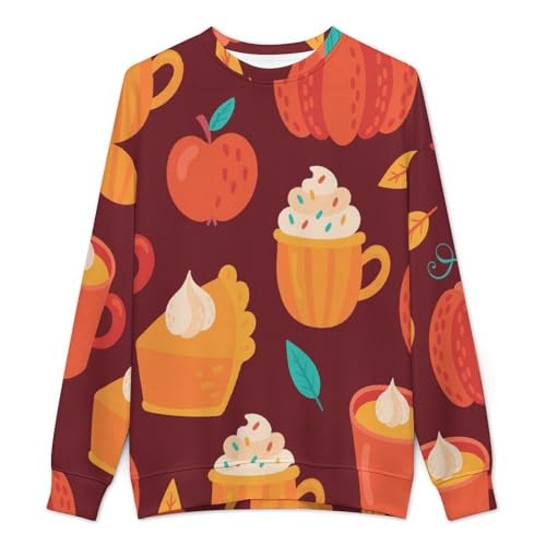 MoBlinko Sweaters for Men Shinning Blue Snowflakes Printed Mens Crewneck Sweater Long Sleeve Lightweight Pullover2