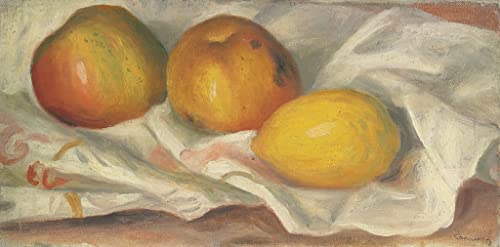 Renoir Impression d'affiches Deux fruits et un citron toile 60x90cm