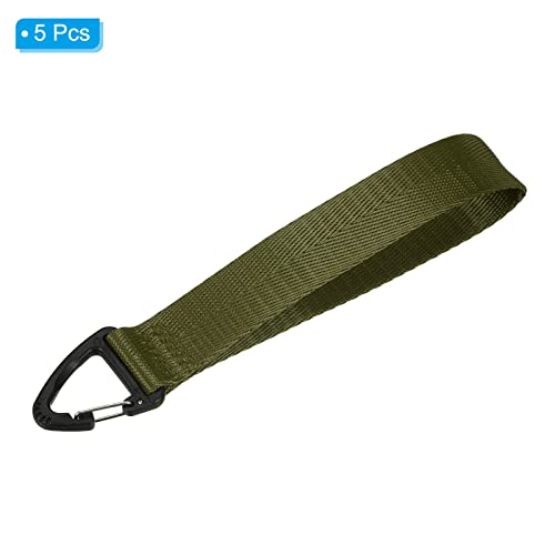 PATIKIL Wrist Lanyard for Keys 5 Pack Wristlet Strap Keychain Hand Wrist Lanyards Keyrings Key Chain Holder for Outdoors Dark Green - Image 3