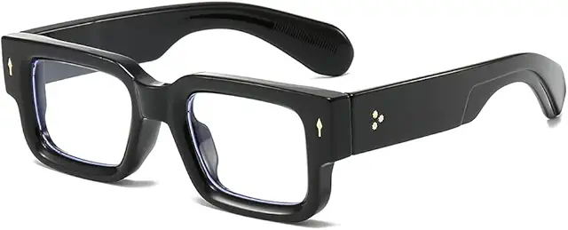 YAMEIZE Occhiali Luce Blu Rettangolari per Uomo e Donna - Montature Occhiali da Vista