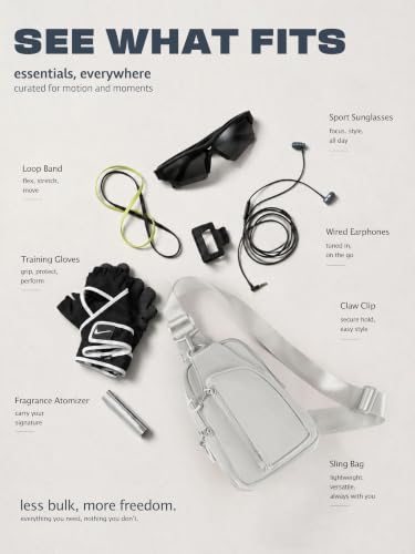 Image of ODODOS Sling Bag with Adjustable Straps Crossbody Chest Bag Lightweight Backpack for Casual Traveling Hiking