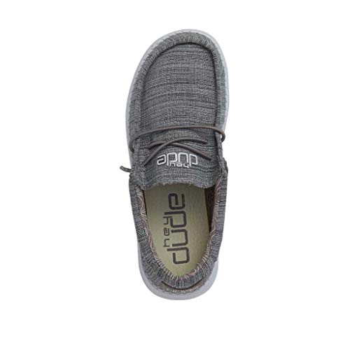 Image of HEYDUDE Wally Toddler Washed Canvas | Boy's Loafers | Boy's Slip On Shoes | Comfortable & Light Weight